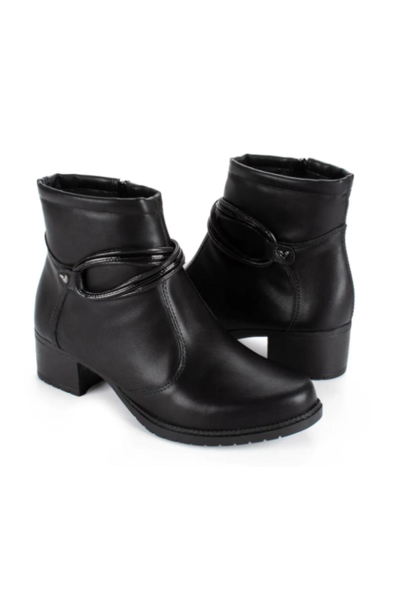 Bota Mississipi Cano Curto Feminina Preta Bota Mississipi Cano Curto Feminina Preta