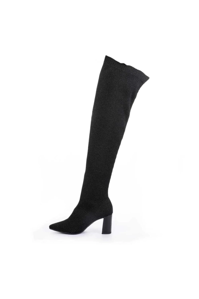 Bota Over The Knee Tanara feminina Salto