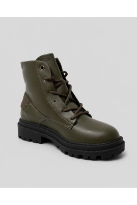 Bota Ramarim Coturno Feminina Musgo Bota Ramarim Coturno Feminina Musgo