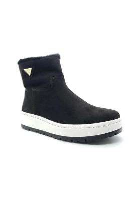 Bota Via Marte Camurça Himalaia Feminina Preta Bota Via Marte Camurça Himalaia Feminina Preta