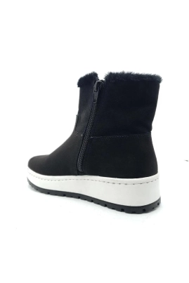 Bota Via Marte Camurça Himalaia Feminina Preta Bota Via Marte Camurça Himalaia Feminina Preta