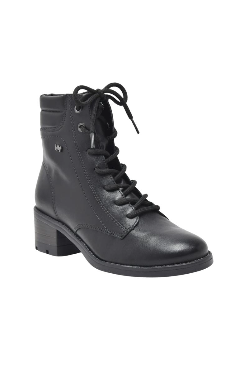 Bota Via Marte Coturno Slim Feminina