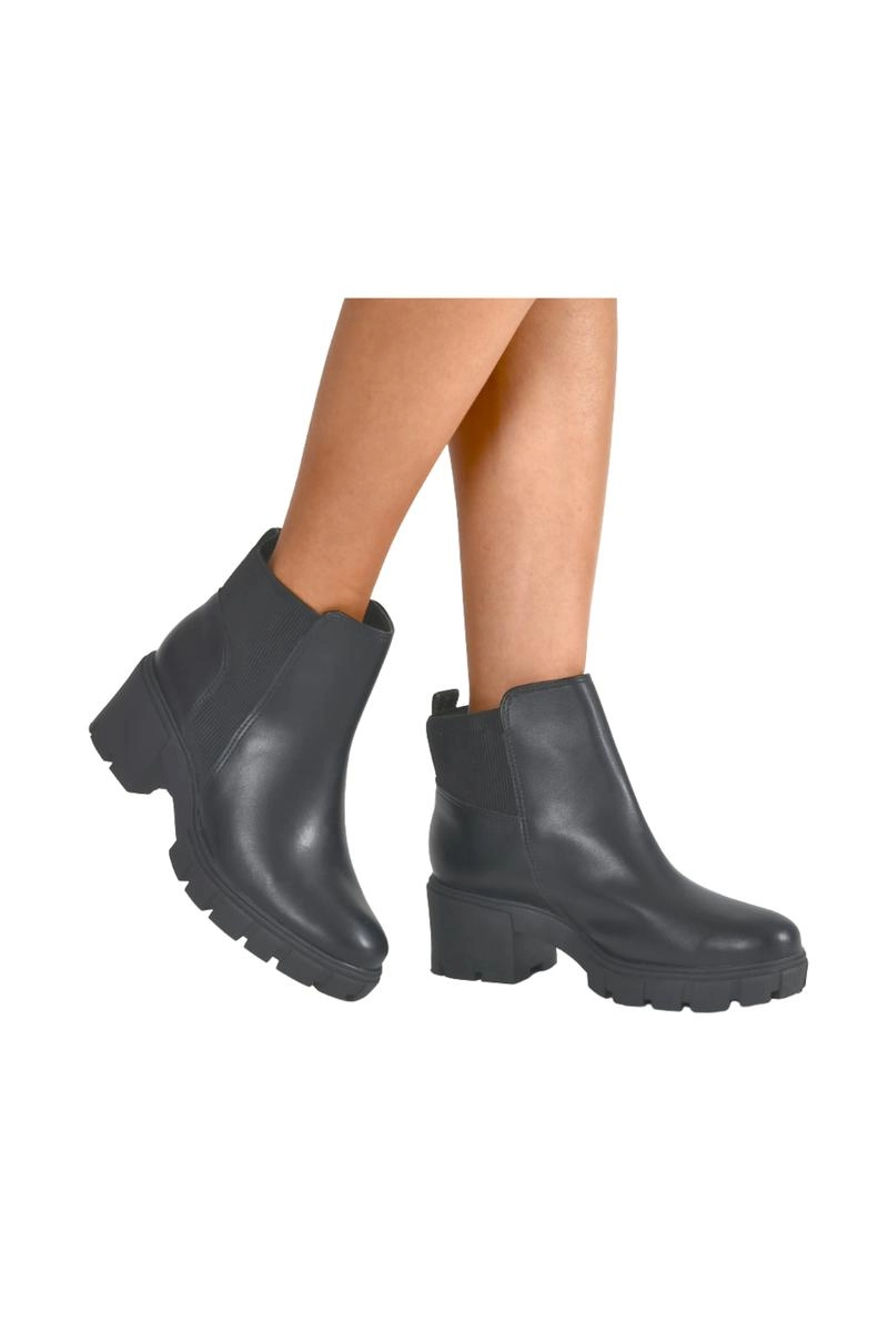 Bota Via Marte Elástico Tratorada Feminina