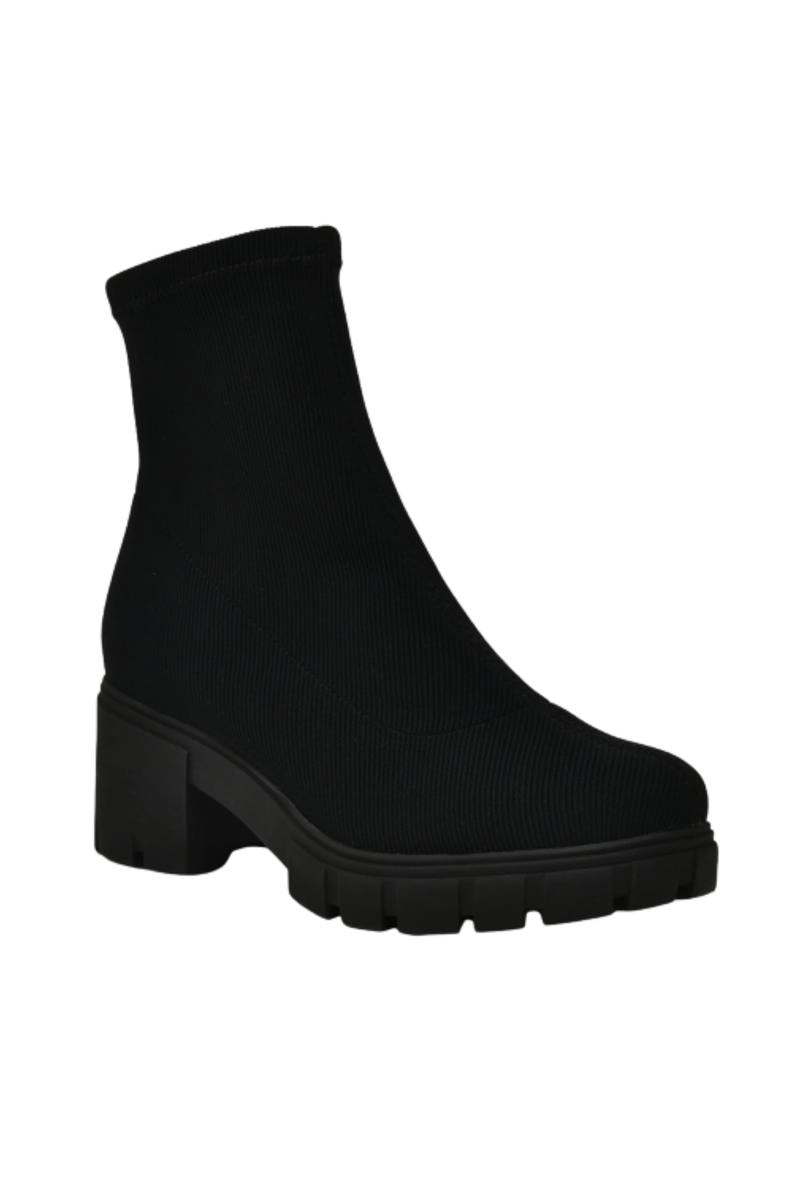 Bota Via Marte Malha Cano Curto Feminina Preta Bota Via Marte Malha Cano Curto Feminina Preta