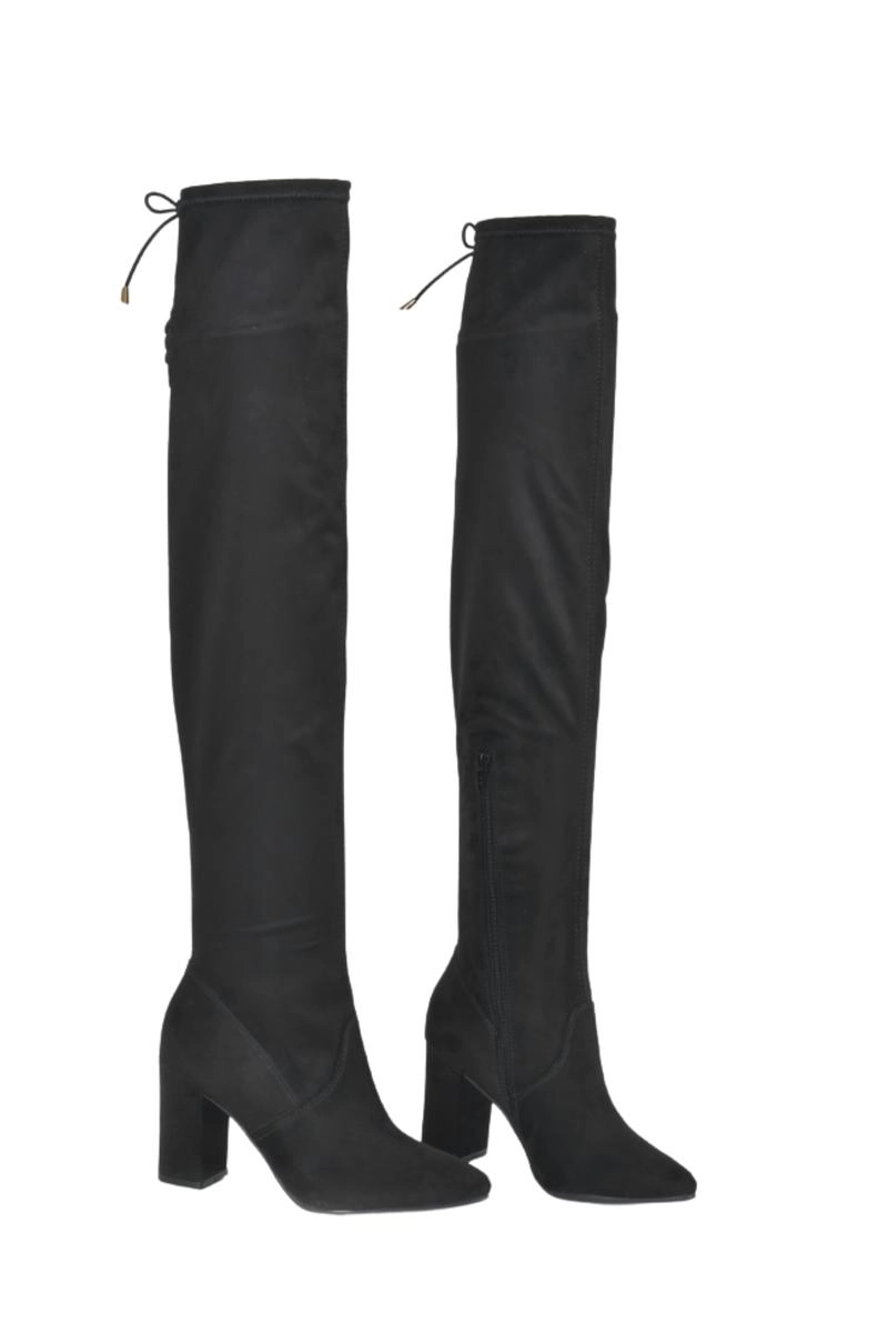Bota Via Marte Over Suede Feminina Preta Bota Via Marte Over Suede Feminina Preta