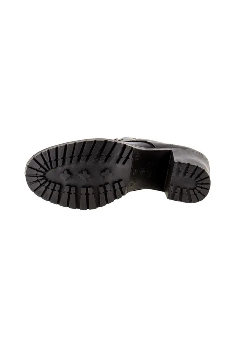 Bota Via Marte Salto Alto Tratorado Feminino Dark Black Bota Via Marte Salto Alto Tratorado Feminino Dark Black