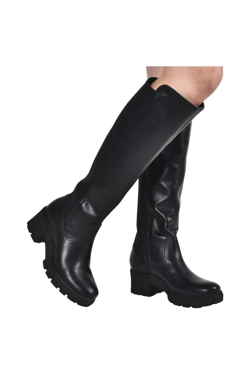 Bota Via Marte Tratorada Cano Alto Feminina
