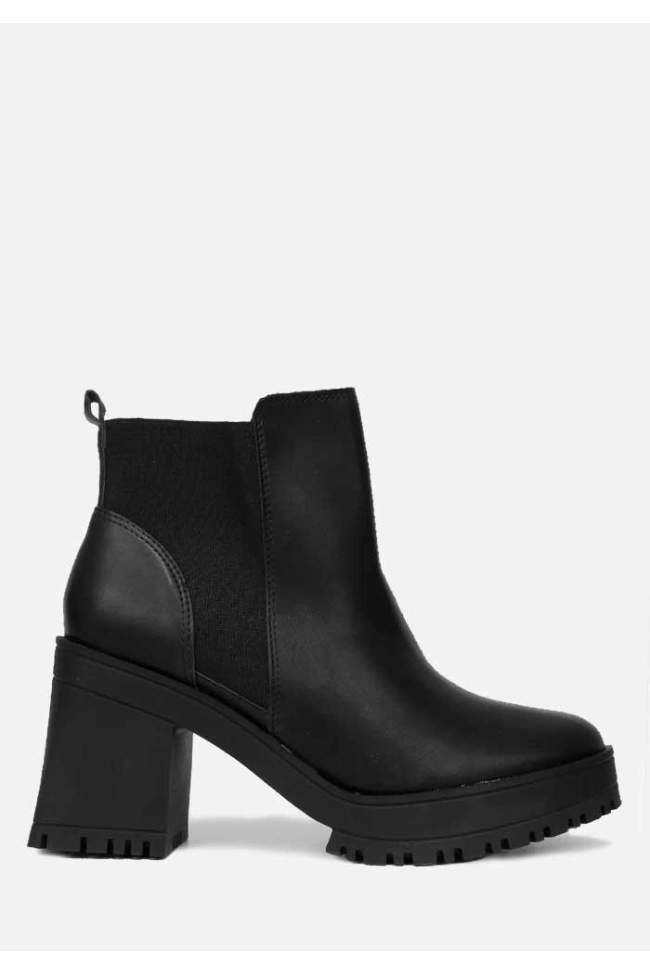 Bota Vizzano Chelsea Tratorada Salto Médio Feminina Bota Vizzano Chelsea Tratorada Salto Médio Feminina