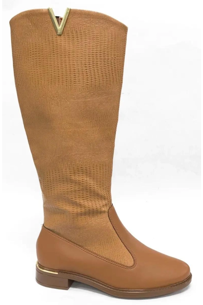 Bota Vizzano Feminina Montaria Cano Longo Alto Produto - Bota Vizzano Feminina Montaria Cano Longo Alto
