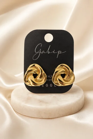 Brinco Feminino Dourado Gabip Brinco Feminino Dourado Gabip