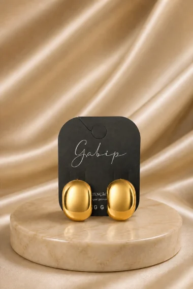 Brinco Feminino Dourado Gabip
