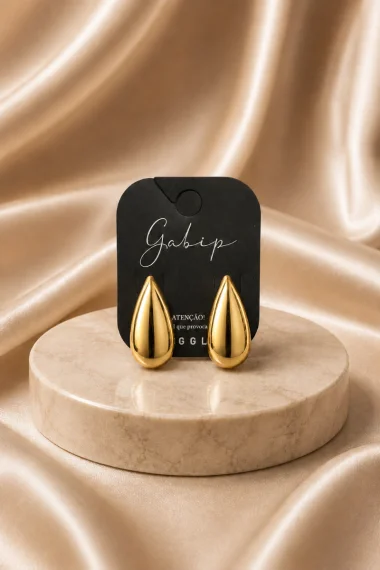 Brinco Feminino Dourado Gabip Brinco Feminino Dourado Gabip