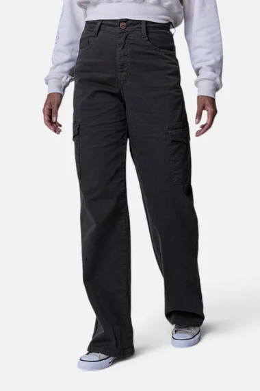 CAL FEM SARJA WIDE CARGO VOOX Produto - CAL FEM SARJA WIDE CARGO VOOX
