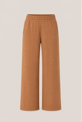 Calça Fila Wide Moletinho Feminina Caramelo Produto - Calça Fila Wide Moletinho Feminina Caramelo
