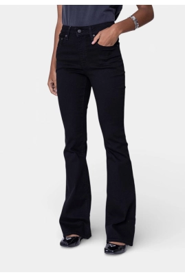 Calça Flare Levi\'s Feminina Preta Produto - Calça Flare Levi\'s Feminina Preta