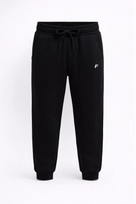 Calça Freesurf Moletom Punho Juvenil Masculina Preta Produto - Calça Freesurf Moletom Punho Juvenil Masculina Preta