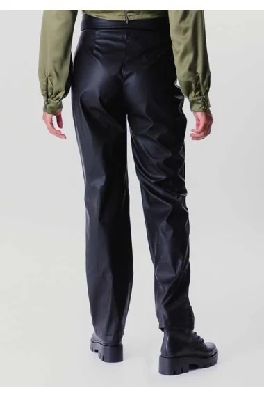 Calça Gabip Feminina Couro Pu Slim Reggla