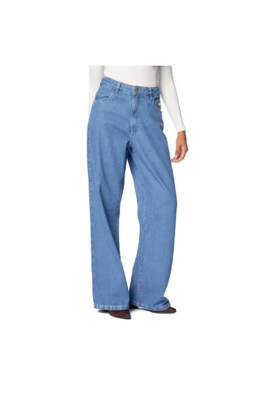 Produto - Calça Jeans Feminina Wide Leg Max Denim Azul