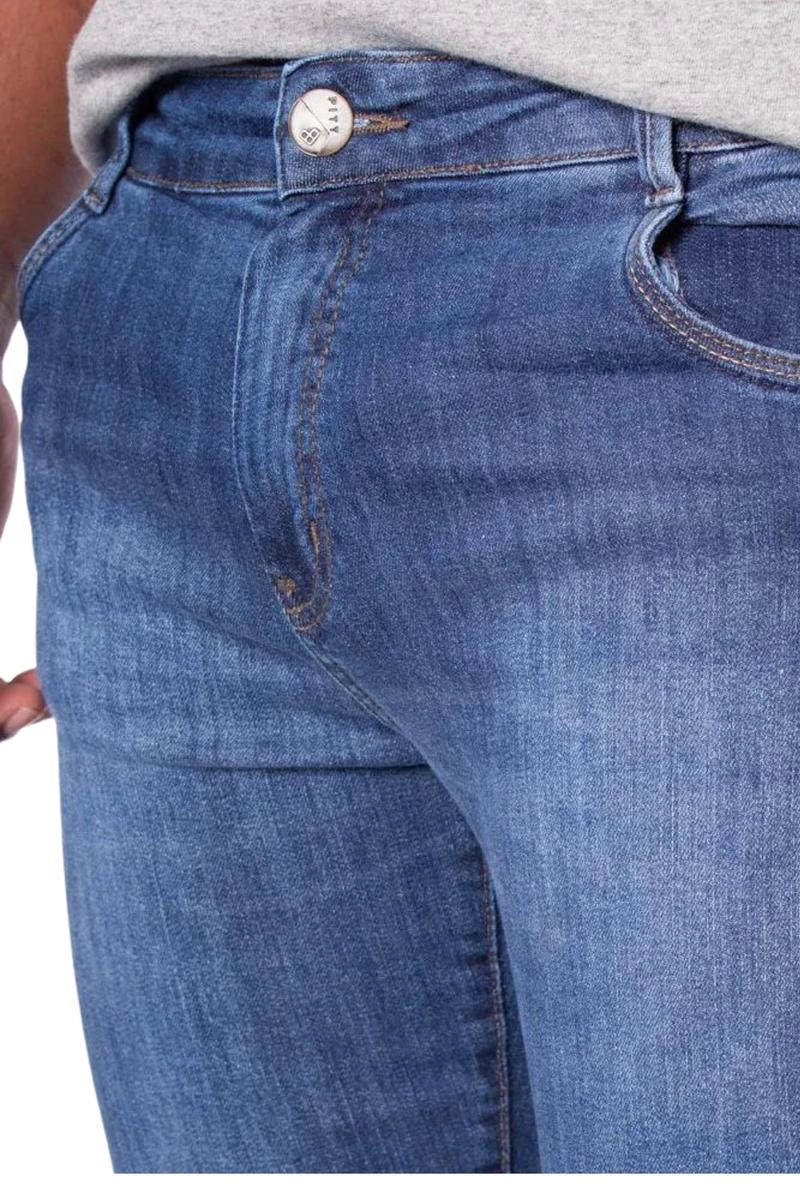 Calça Jeans Pitt Slim Fit Maculina