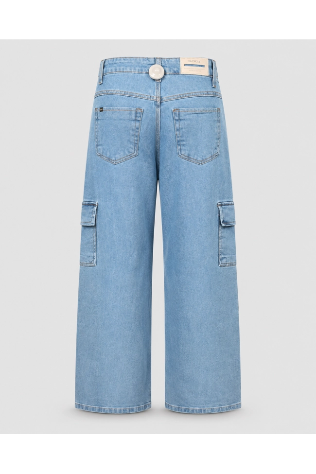 Calça Jeans Wide Cargo Voox Calça Jeans Wide Cargo Voox