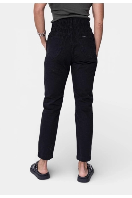 Calça Lee Sarja Mom Feminina Preta Calça Lee Sarja Mom Feminina Preta