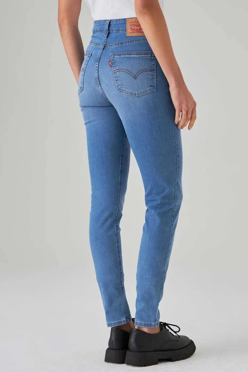 Calça Levis Skinny Feminina Jeans Escuro Calça Levis Skinny Feminina Jeans Escuro