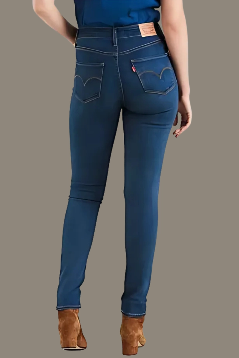 Calça Levis Skinny Feminina Jeans Médio Calça Levis Skinny Feminina Jeans Médio