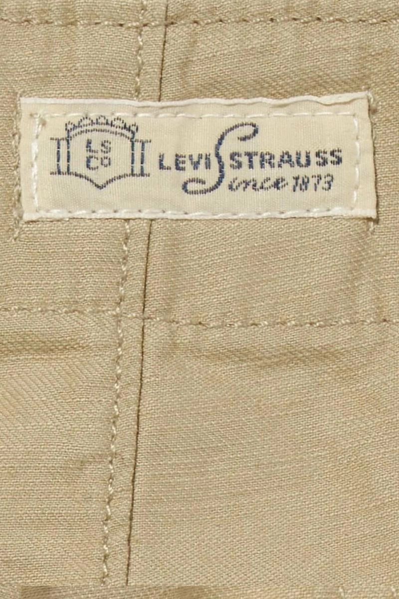 Calça Levis Wide Leg Sarja Feminina Bege