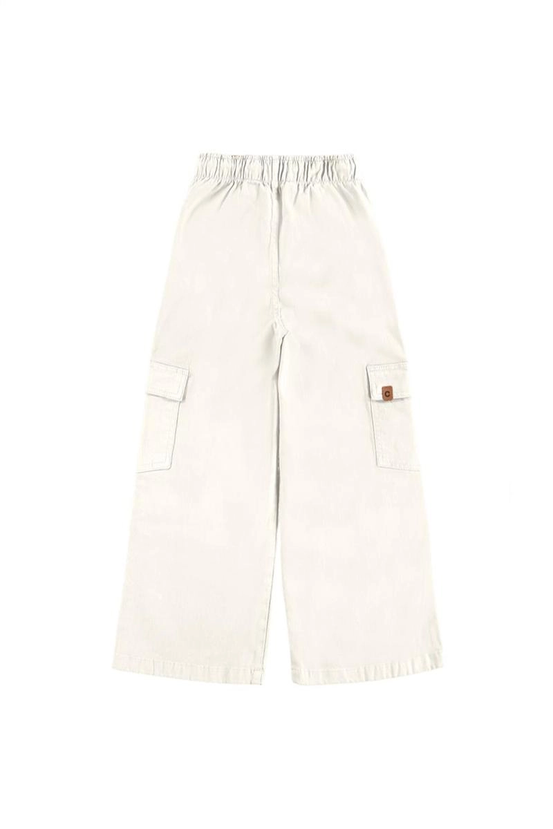 Calça Malwee Sarja Wid Leg Juvenil Feminina