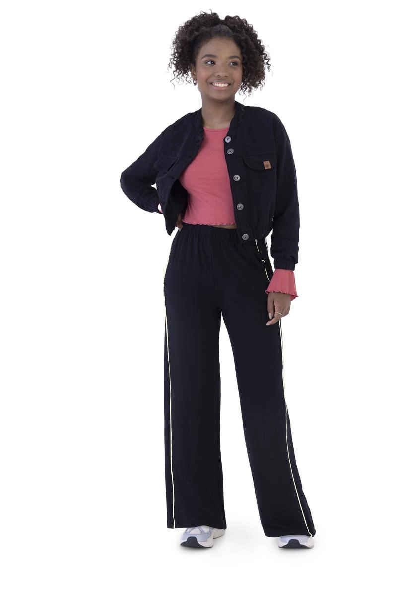 Calça Malwee Wide Leg Juvenil Feminina