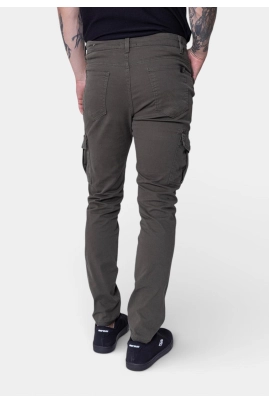 Calça Max Denim Cargo Sarja Masculina Verde Calça Max Denim Cargo Sarja Masculina Verde