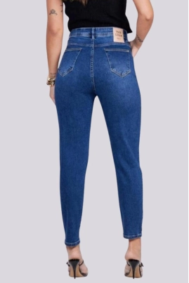 Calça Max Denim Mom Feminina Jeans 
