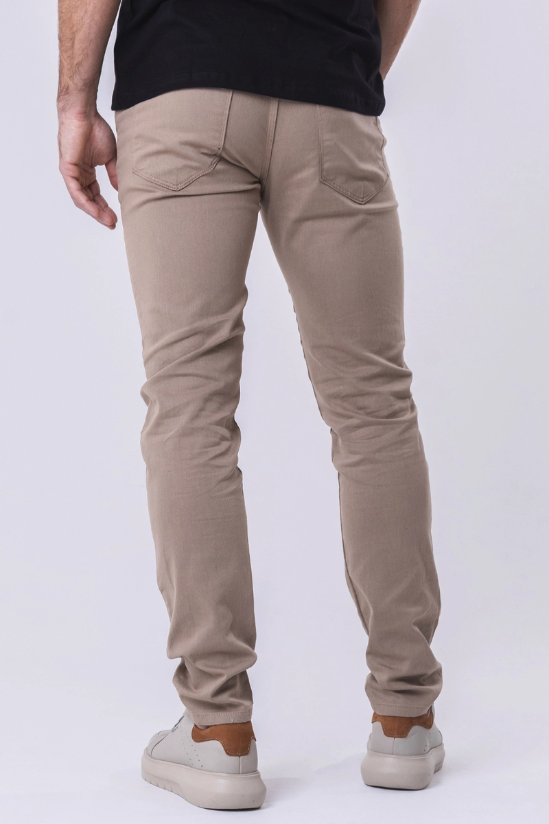 Calça Max Denim Red B Sarja Masculina Kaki Calça Max Denim Red B Sarja Masculina Kaki