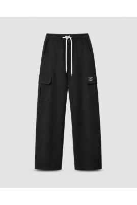 Calça Max Denim Sarja Cargo Masculina Preta Calça Max Denim Sarja Cargo Masculina Preta