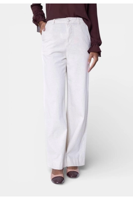 Calça Pitt Alfaiataria Wide Leg Feminina Linho Calça Pitt Alfaiataria Wide Leg Feminina Linho