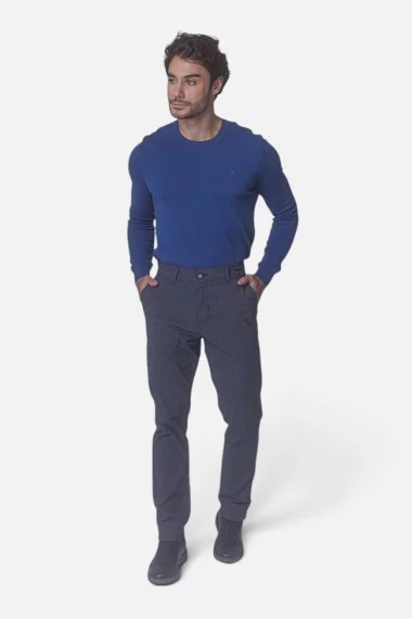Calça Sarja Masculina Ogochi Slim Sport Chumbo