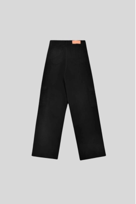 Calça Voox Wide Leg Cargo Feminina Preta Calça Voox Wide Leg Cargo Feminina Preta