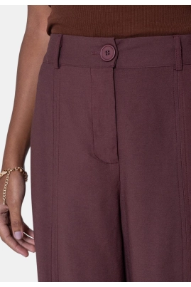 Calça Gabip Alfaiataria Feminina Marrom Calça Gabip Alfaiataria Feminina Marrom