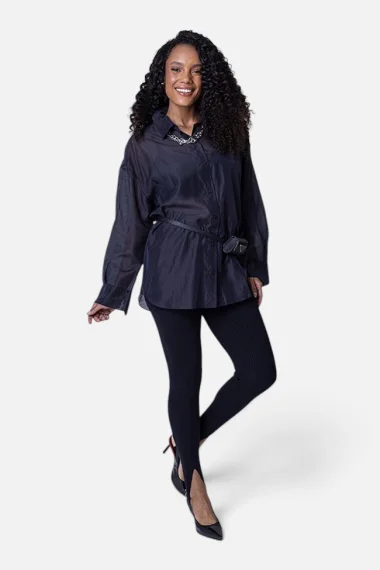 Camisa Feminina Lisa Manga Longa Gabip Camisa Feminina Lisa Manga Longa Gabip