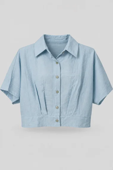 Camisa Feminina Manga Curta Cropped Gabip Camisa Feminina Manga Curta Cropped Gabip