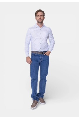 Camisa Pitt Slim Masculina Xadrez Marinho Camisa Pitt Slim Masculina Xadrez Marinho