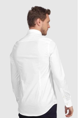 Camisa Tommy Hilfiger Manga Longa Masculina Branco Camisa Tommy Hilfiger Manga Longa Masculina Branco