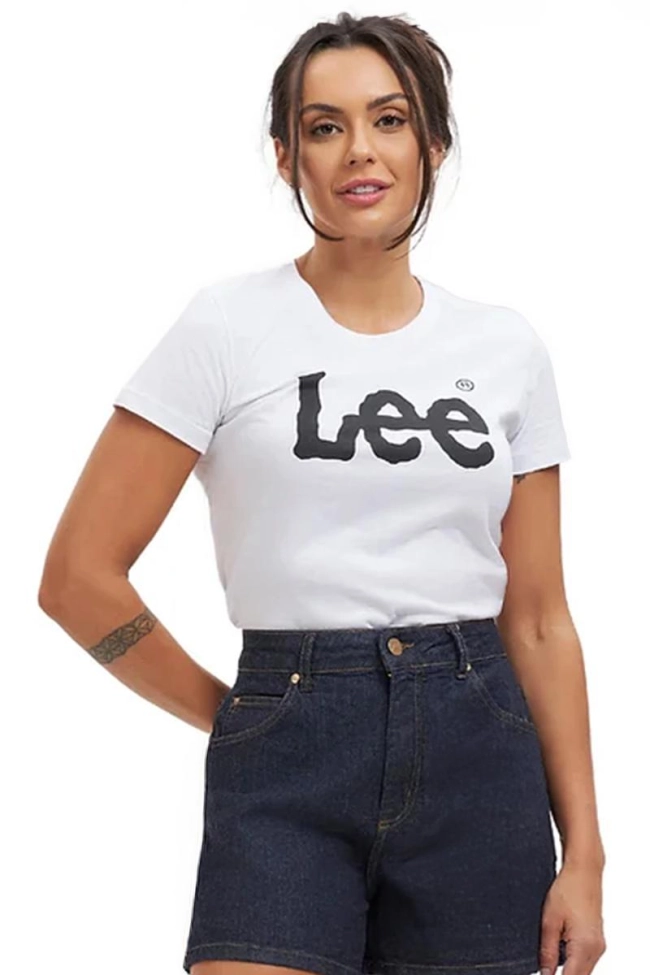 Camiseta Baby Look Lee Feminina