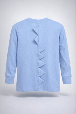 Camiseta By Gus Manga Longa Crocodilo Bebê Masculina Azul Camiseta By Gus Manga Longa Crocodilo Bebê Masculina Azul