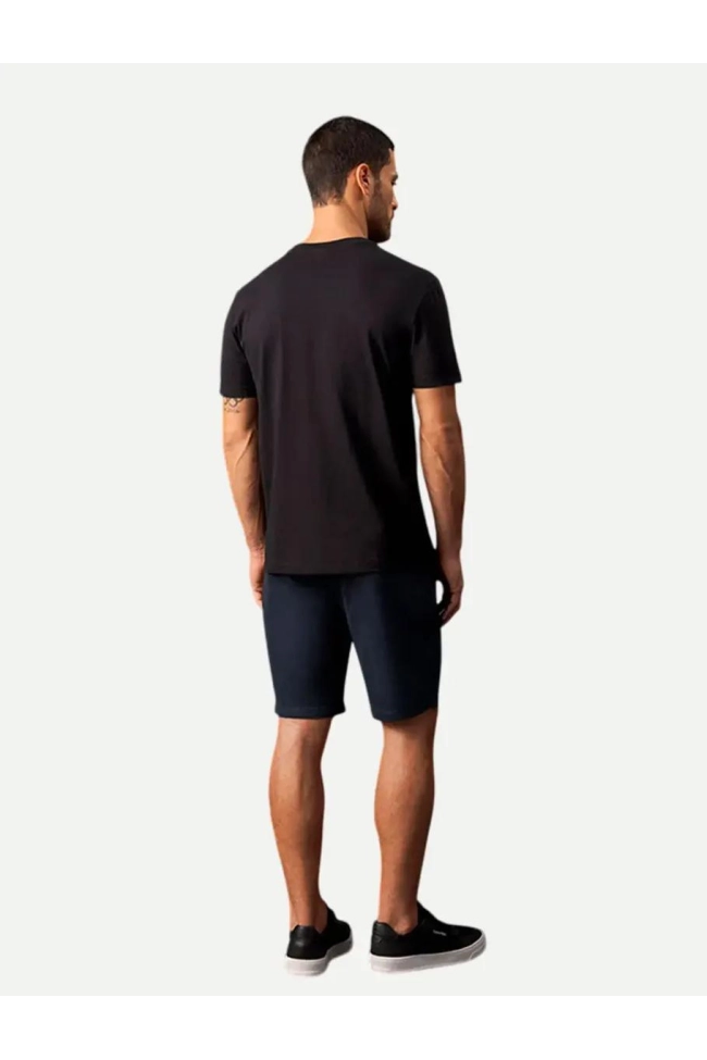 Camiseta Calvin Klein Manga Curta Masculino Preto Camiseta Calvin Klein Manga Curta Masculino Preto