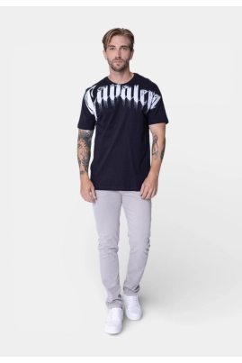 Camiseta Cavalera Manga Curta Masculina Preta Camiseta Cavalera Manga Curta Masculina Preta