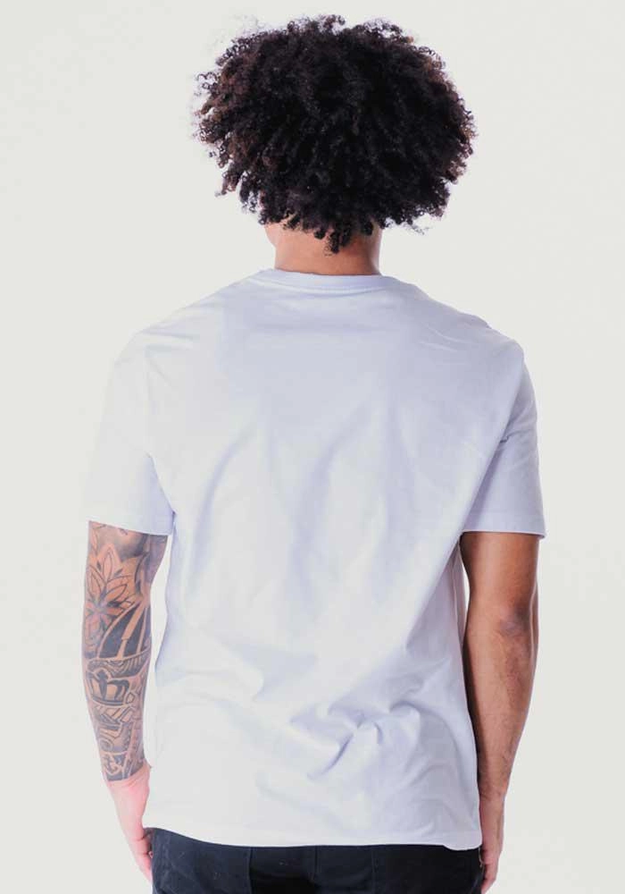 Camiseta Cavalera Manga Curta Básico Masculino Branco