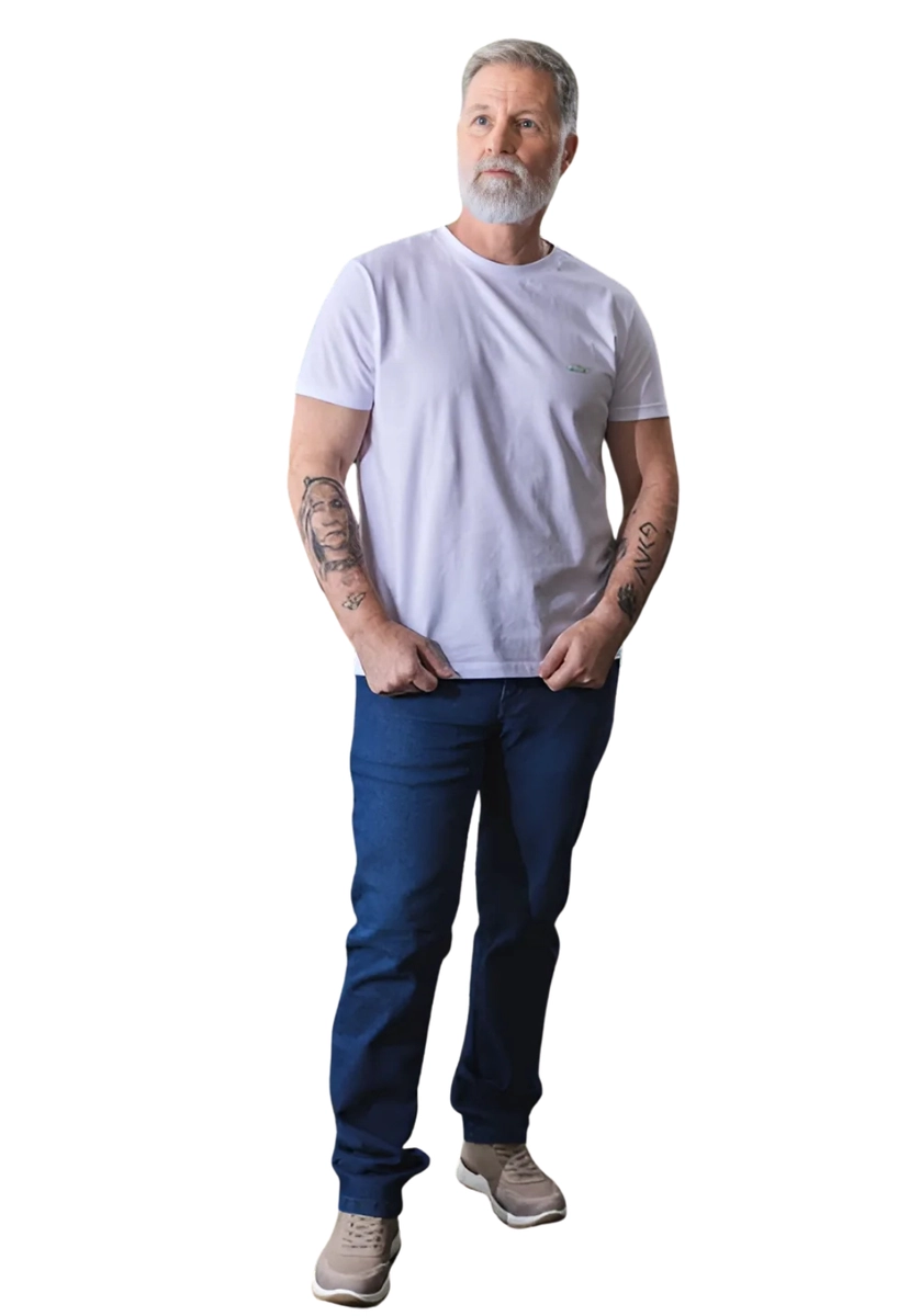 Camiseta Ellus Basic Masculina Branca