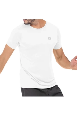 Camiseta Endorfina Dry Fit Masculina Branco Camiseta Endorfina Dry Fit Masculina Branco
