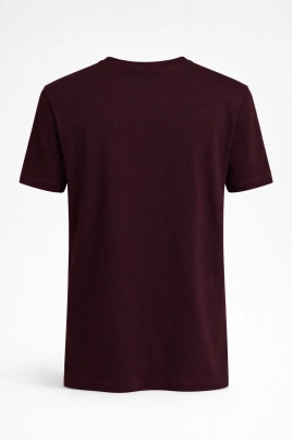 Camiseta Lee Manga curta Básica Masculina Bordô Camiseta Lee Manga curta Básica Masculina Bordô